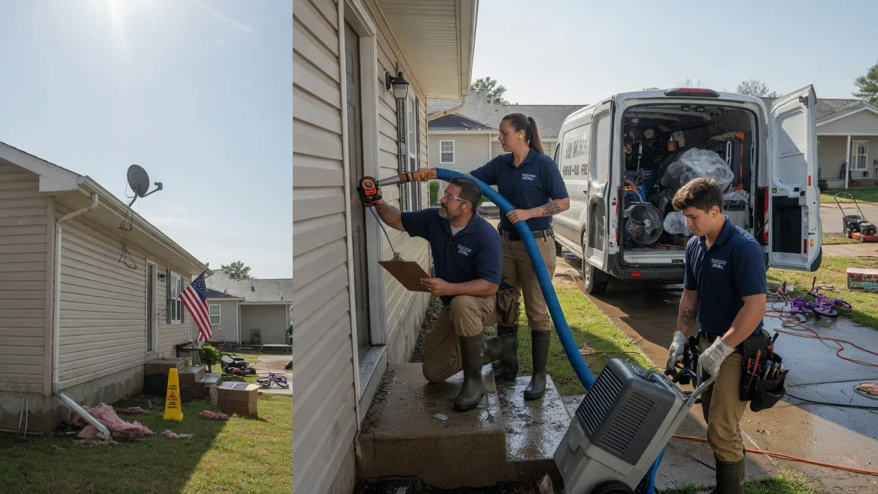 Ceiling Water Damage Restoration in Ames, NE near me